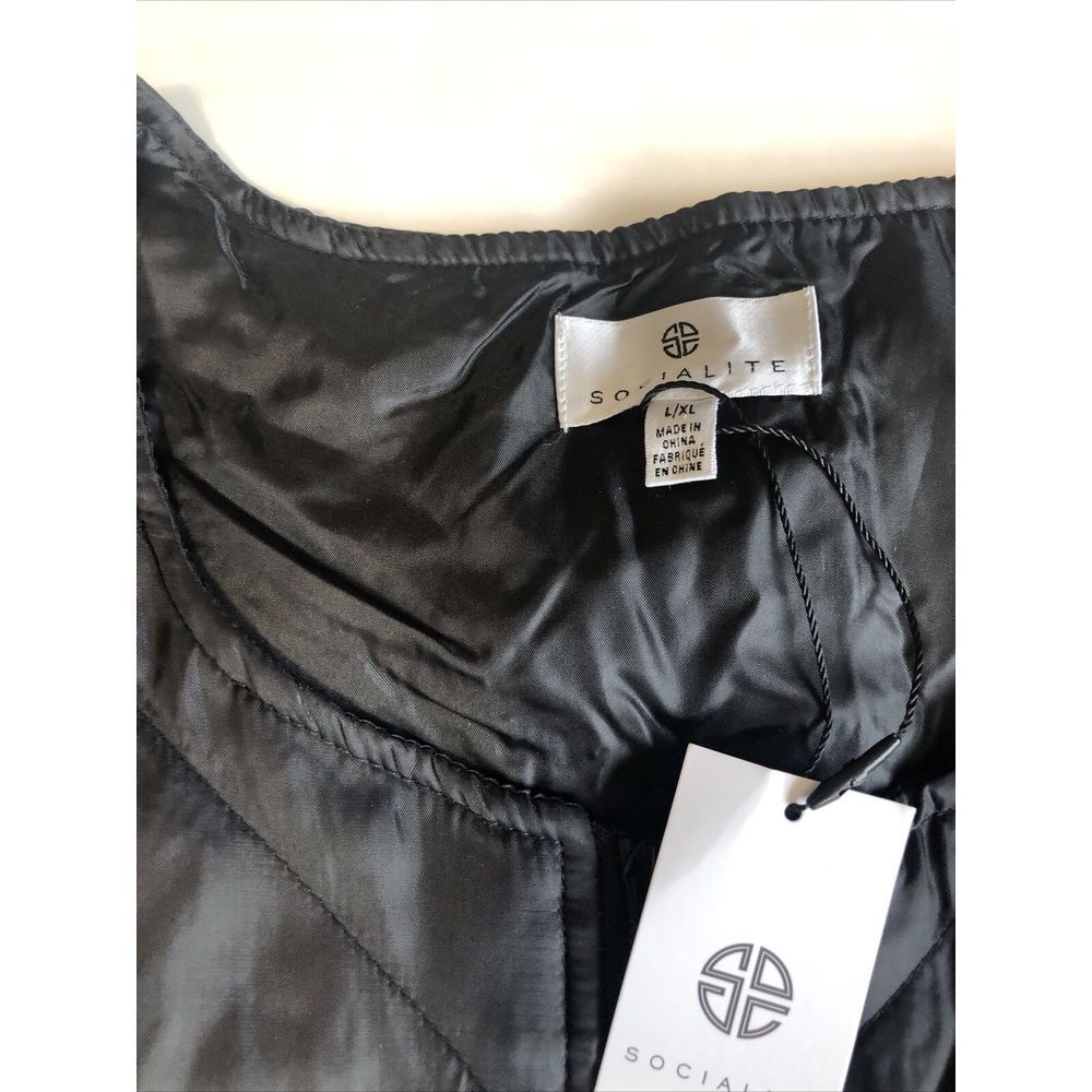 Socialite Vest Womens Large/Extra Large Black Full Zip-Up Outdoor NWT‎ - Picture 3 of 4